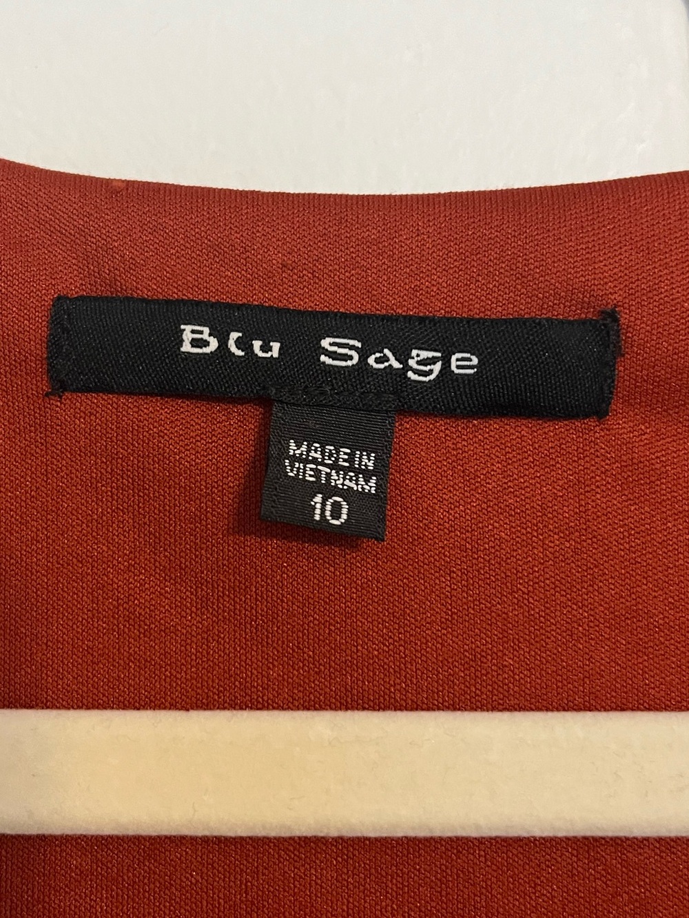 Blu Sage Red Snake-Print Ruffle Mini Dress - Picture 3 of 8